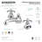 Kingston Brass French Country Two-Handle 3-Hole Deck Mount Widespread Bathroom Faucet with Brass Pop-Up Drain-11175779