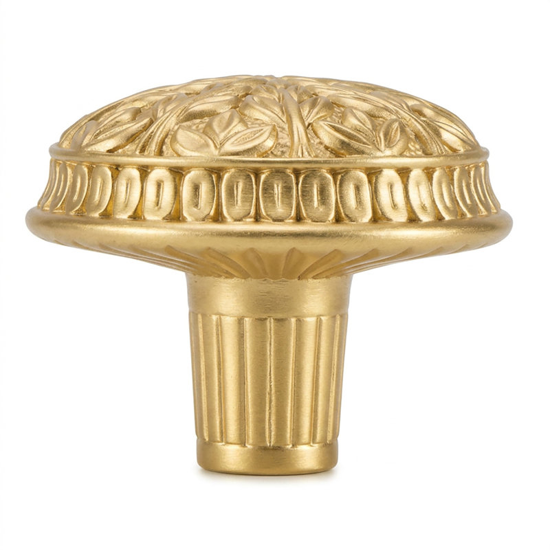 HAMPTON KNOB; OIL RUBBED BRONZE, Satin Gold