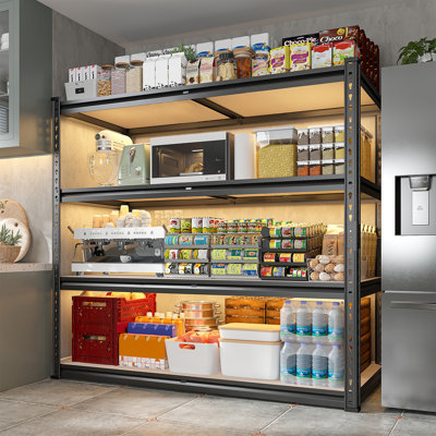 20"D X 40"W Shelving Unit Loads 2000Lbs, Heavy Duty Garage Shelving,  Adjustable Metal Storage Shelves
