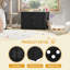 Enceinte de litière pour chat avec coussin, meuble de litière caché avec séparateurs amovibles, entrée réversible à gauche ou à droite, maisonnette pour chat, noir-508831917-527362830