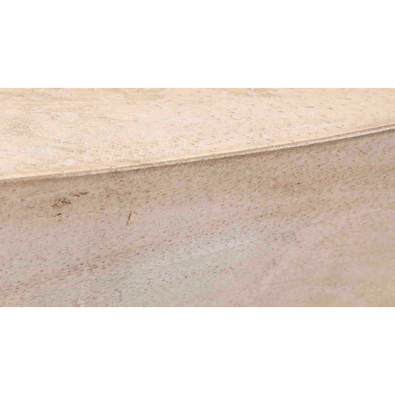 Revolve Solid Wood End Table, Natural