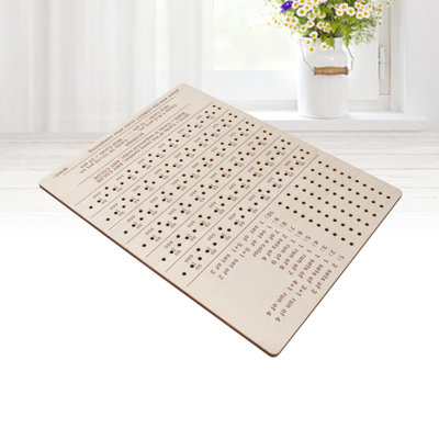 Card Game Score Board Portable Tracker Sheet Fun Table Accessories for Party Family Night B