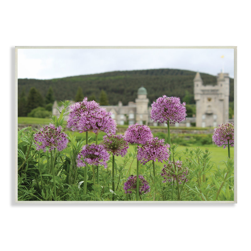 « royal castle purple floral », reproduction de photo, Toile, H 30 po x l 40 po x P 1,5 po