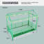 Lit de maison en forme de maison pour enfants avec structure de toit, lit pour tout-petits de style Montessori pour garçons et filles, sans sommier tapissier, vert-1045899520