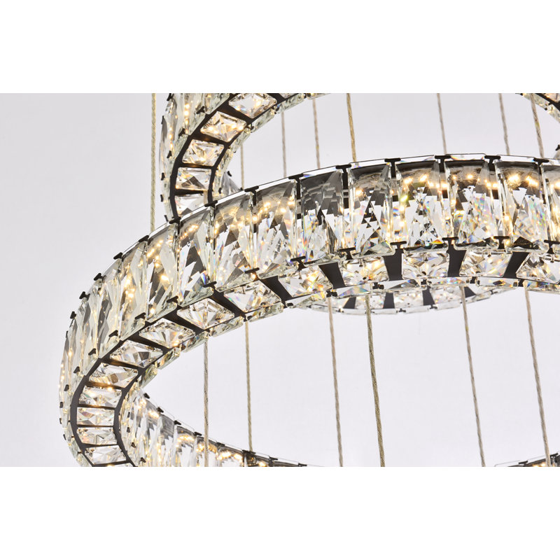 Luminaire suspendu à niveaux Steveson, Noir
