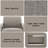 Gray Chenille Accent Chair