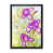 Impression noire sur toile encadrée sélectionné