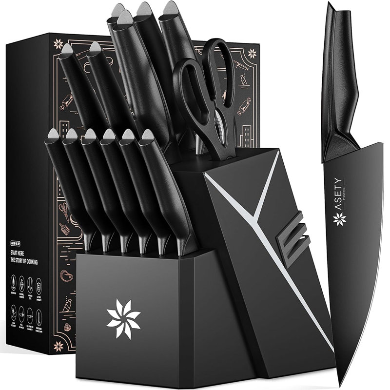 14 Pcs Kitchen Knife Set