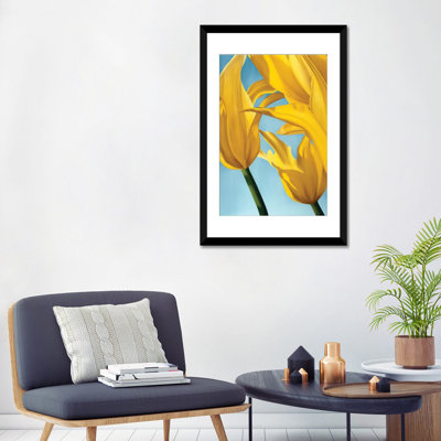 «Dancing Yellow», impression sur toile