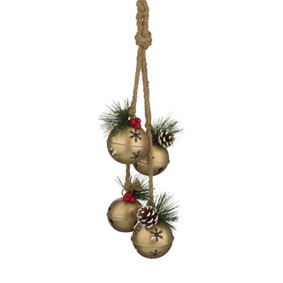 Bells Ornament - Gold