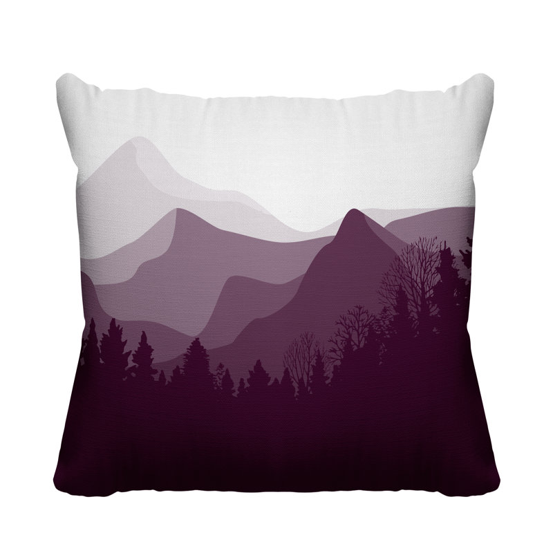Coussin intérieur / extérieur Andor, L 17 po x H 17 po, Mauve
