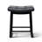 24'' Saddle Seat Counter Height Barstool with Solid Wood Frame-124520126