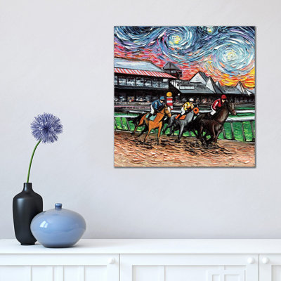 Van Gogh Never Saw Saratoga by Aja Trier - Wrapped Canvas Print