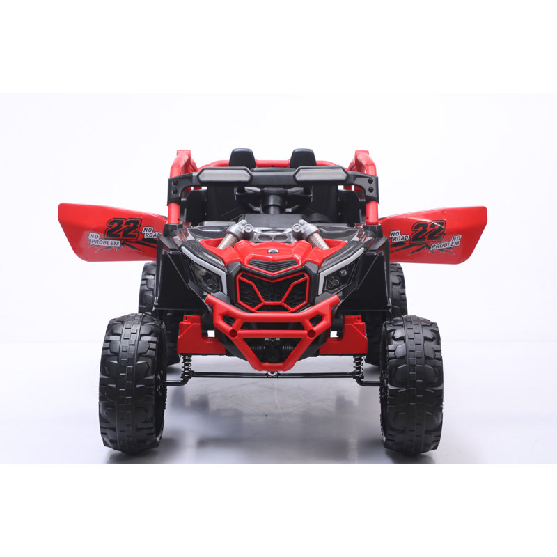 2 places pour enfants 24V UTV Ride On Car avec télécommande parentale 2,4G, véhicule électrique à suspension à 4 roues