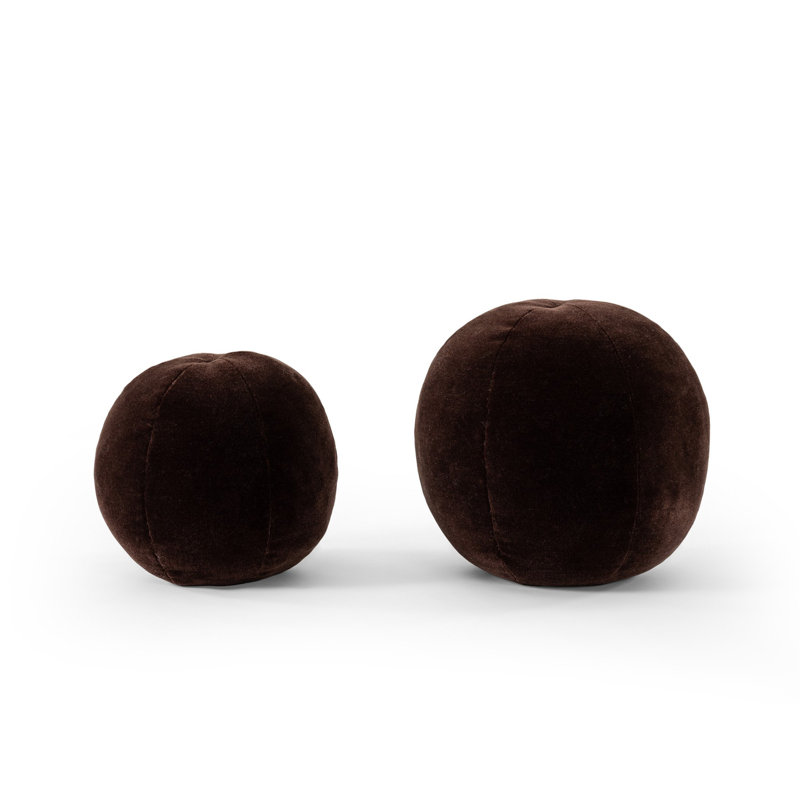 Round Cushion, Monte Chocolate