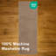 Tapis de couloir taupe lavable à la machine moderne Somos-1673010974-1815579274