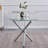 Chiquetta 2 - Person Glass Top Three Leg Dining Set