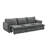 Chenille Power Sofa With Sleeper