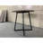31.5-Inch Round Dining Table with Black Metal Legs (Seats 2-4)