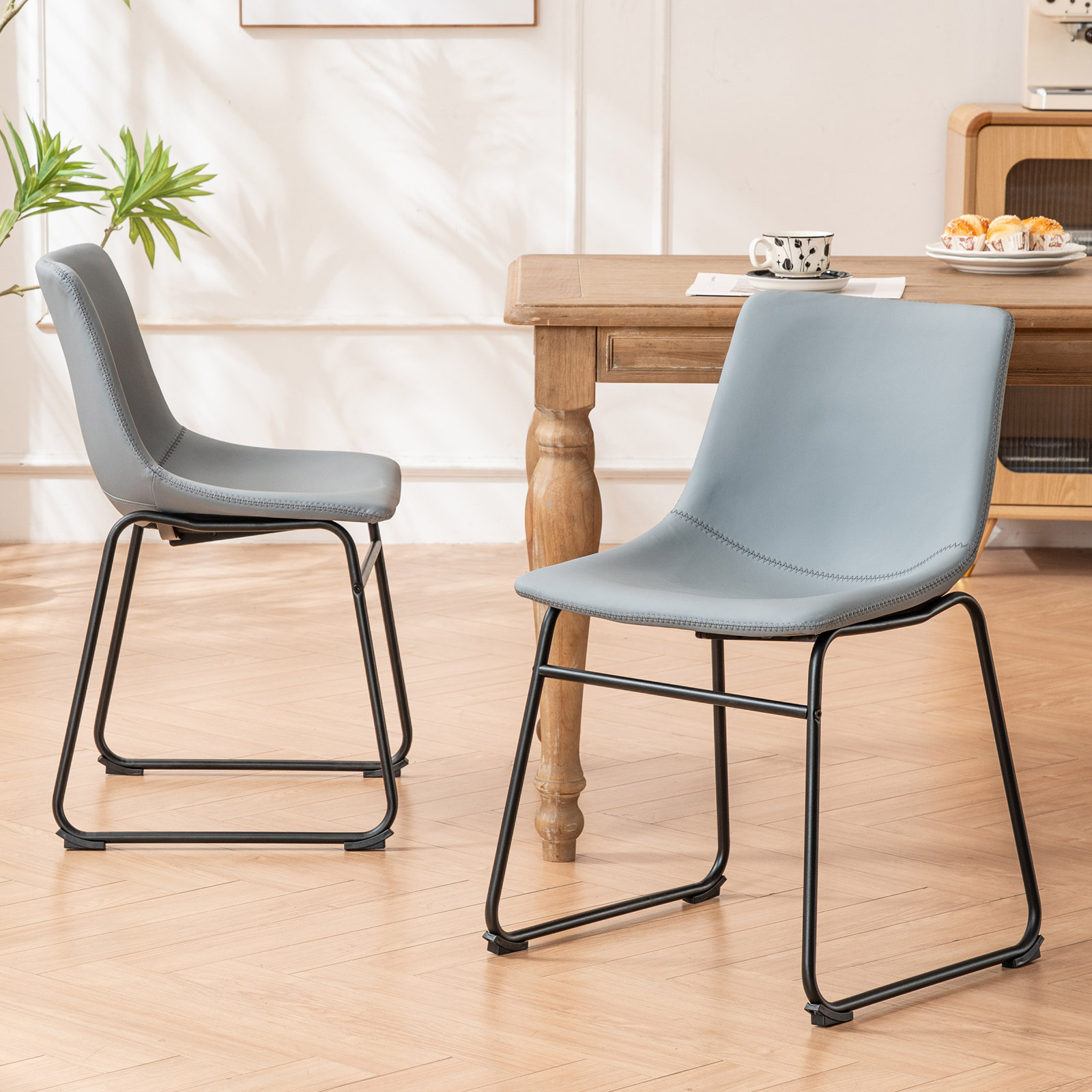 Anke Side Chair, Gray