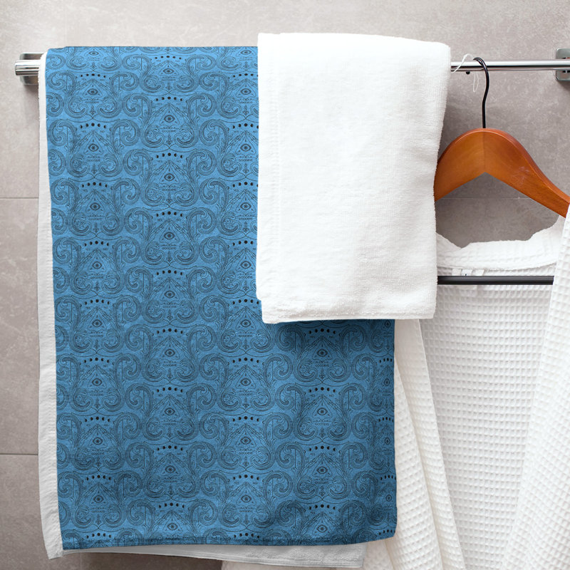 Serviette de bain Third Eye, bleu