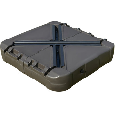 Square Cantilever Patio Umbrella Base With 4 Wheels For Easy Moving Heavy Duty Umbrella Stand Weight 330 Lb Capacity Sand Or 249 Lb Capacity Water Square Cantilever Patio Umbrella Base With 4 Wheels For Easy Moving Heavy Duty Umbrella Stand Weight 330 Lb Capacity Sand Or 249 Lb Capacity Water