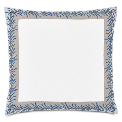 Housse de coussin carré en coton Vizcaya