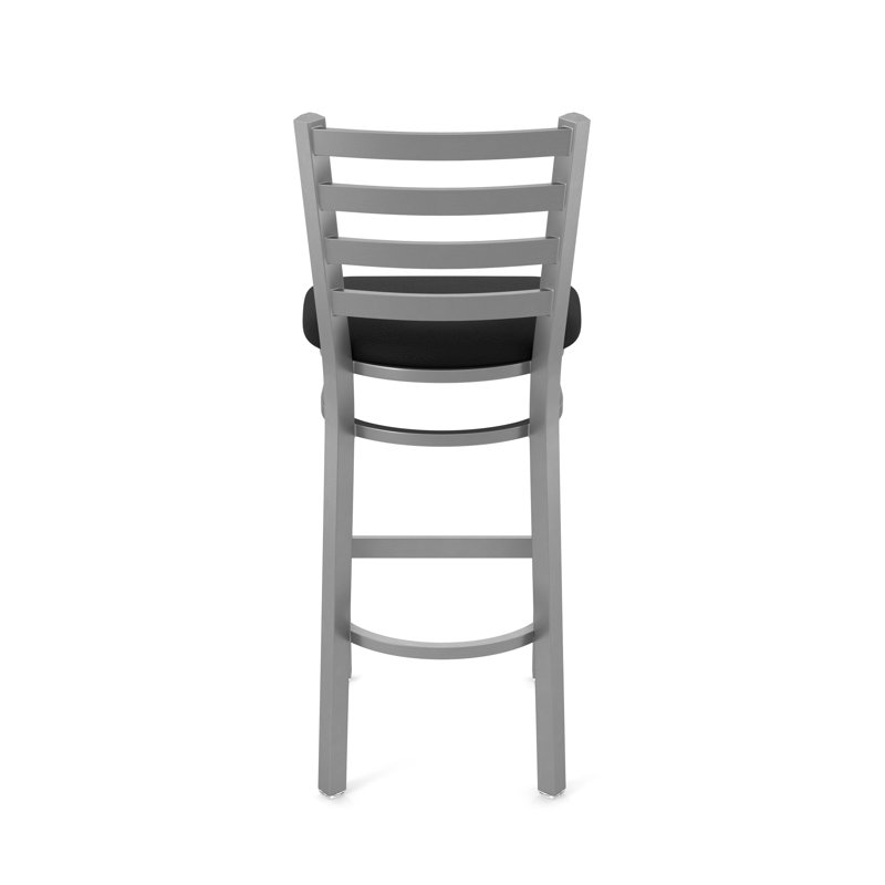 Tabouret de bar Jackie, Vinyle-brise noire