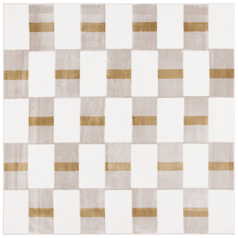 Sitz Performance Geometric Rug, Square 6'7"