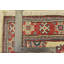 Tapis oriental en laine beige tribal noué à la main 2 pi x 3 pi 2 po Kazak Kazak