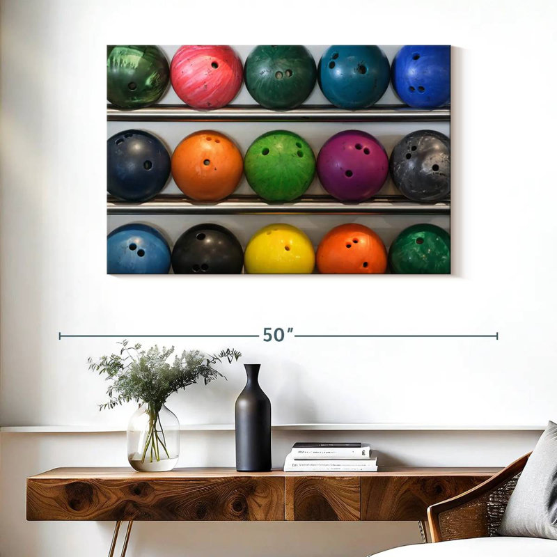 Sireci Bowling Balls, 26" H x 39" W