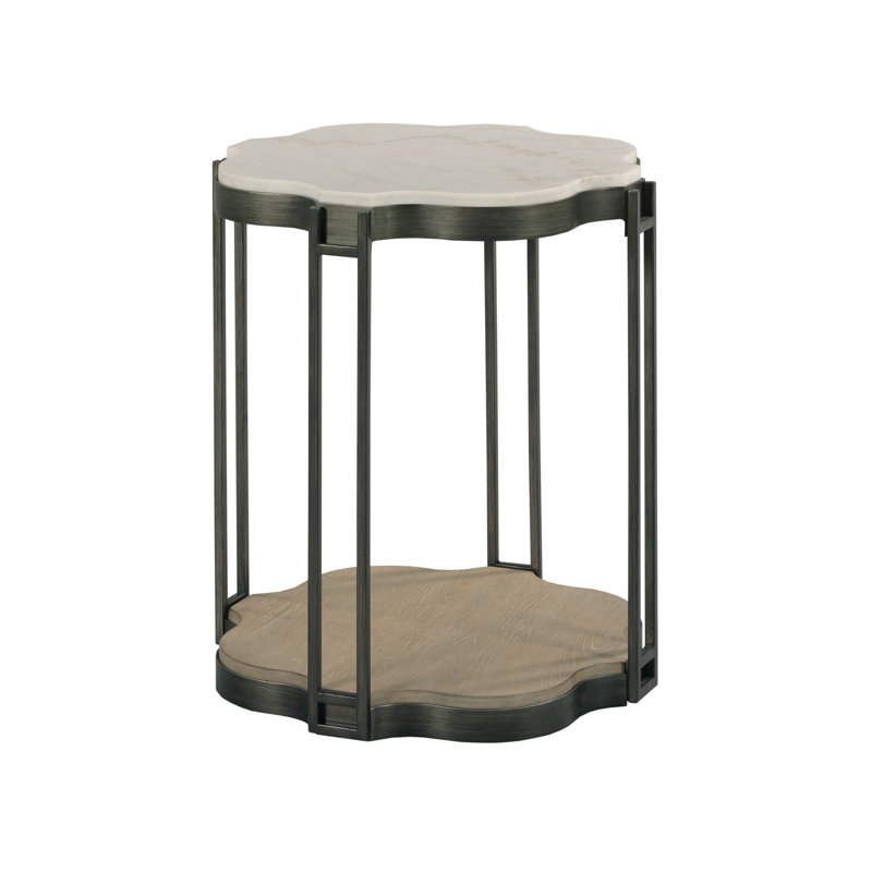TABLE DE BOUT EN QUATREFOIL