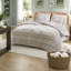 De literie pour lit double / grand lit double, ensemble de couette floral en mélange de coton pour la maison