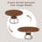 Round Extendable Dining Table