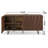 Ishaan Storage Sideboard With Adjustable Shelves & Metal Legs-1656408243