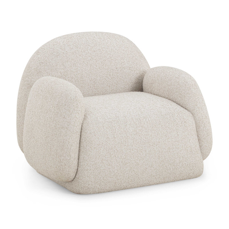 Fauteuil d'appoint Marius, Crème