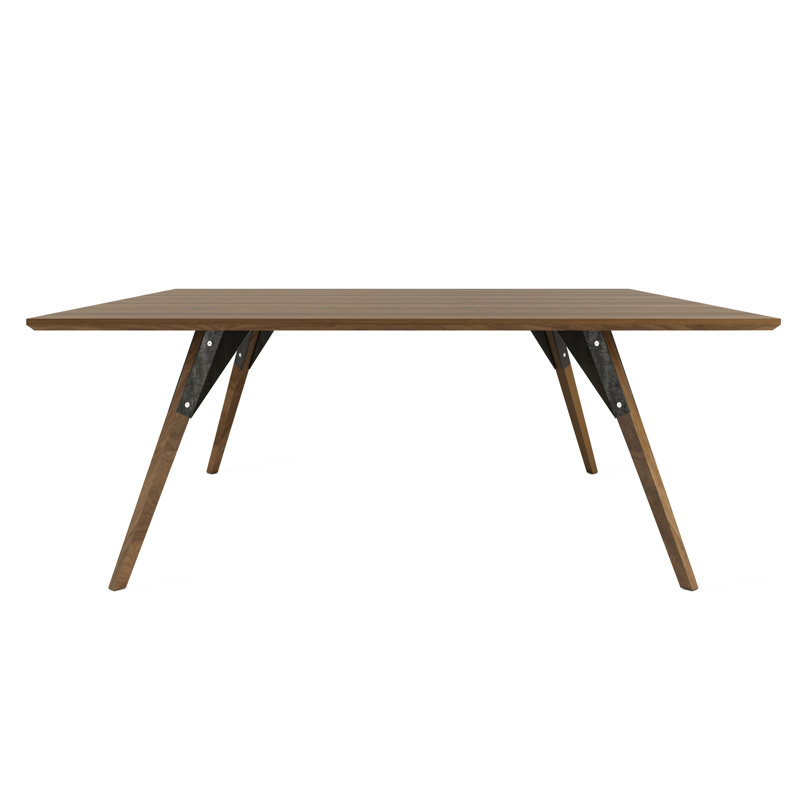 Table basse clarke, H 18 po x L 46 po x l 46 po, Noyer, Noyer / Noir