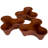 Pure Garden 3-Tier Stacking Planters, Brown-2112117237