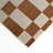 Checkered Beige Indoor and Outdoor Area Rug-655862998