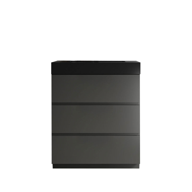 29.9'' Bathroom Vanity with Plastic Top