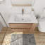 Meuble-lavabo mural 30 po avec lavabo en gel, tiroir à fermeture en douceur-1957303691