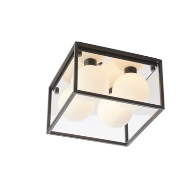Rudin Glass Flush Mount