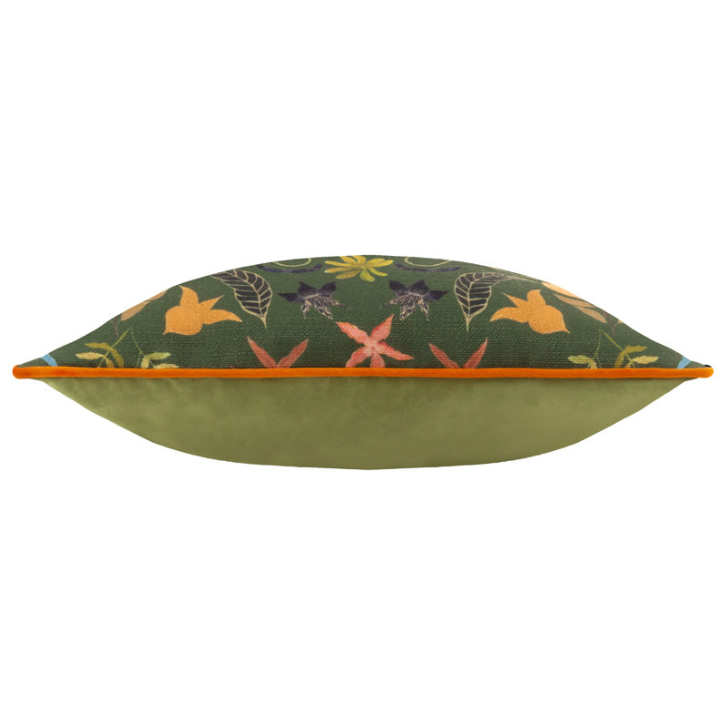 Abstract Green Square Throw Cushion