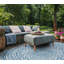 Atlanta Hooked Grey/Blue Area Rug-118533877
