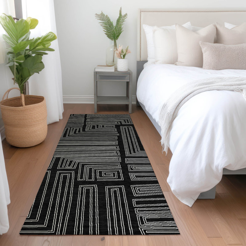 Machine Washable Indoor/Outdoor Chayden ACN1045 Rug, Runner 2'3" x 7'6"