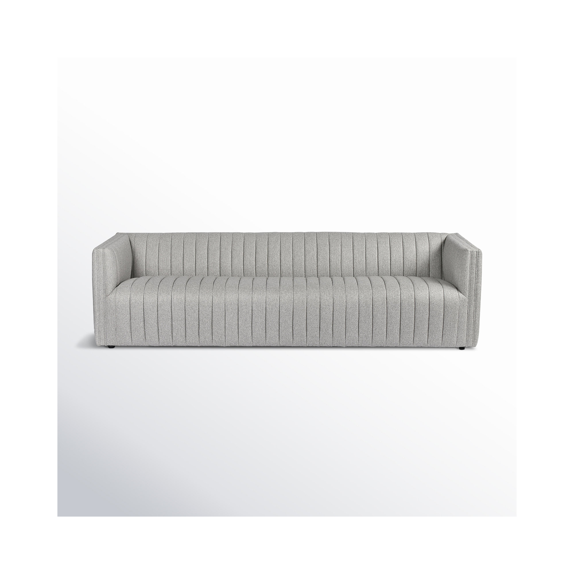 Brandt 97" Tuxedo Arm Sofa, 26.5" H x 88" W x 35" D, Orly Natural
