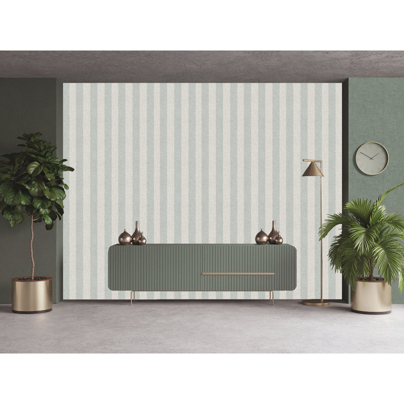 Snow Drift & Silky Green Wavy Pi., Gris/vert