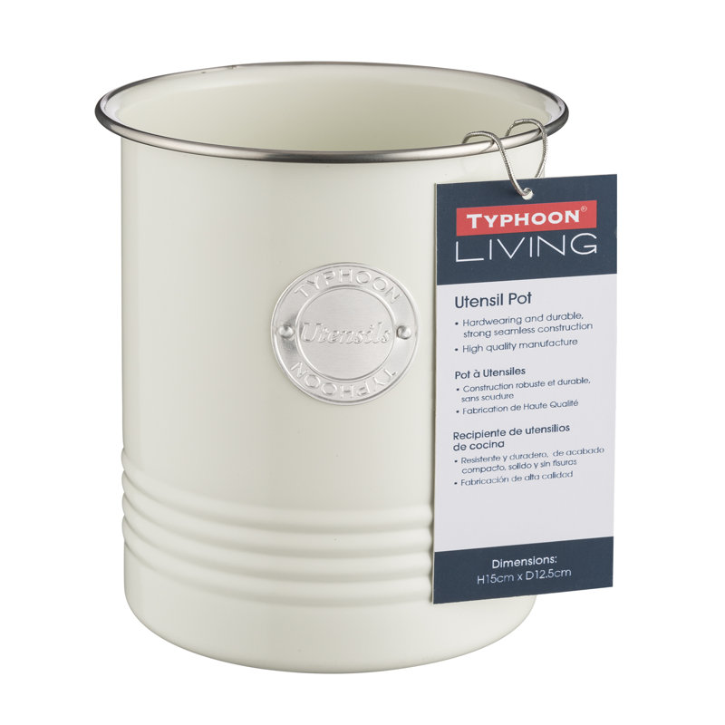 Living Utensil Pot, Cream