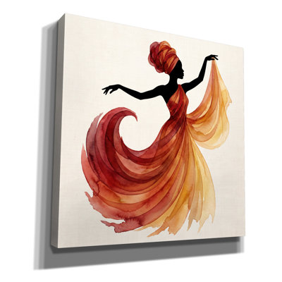 « L'âme en mouvement » par Veve, tableau sur toile, 45,7 cm x 45,7 cm