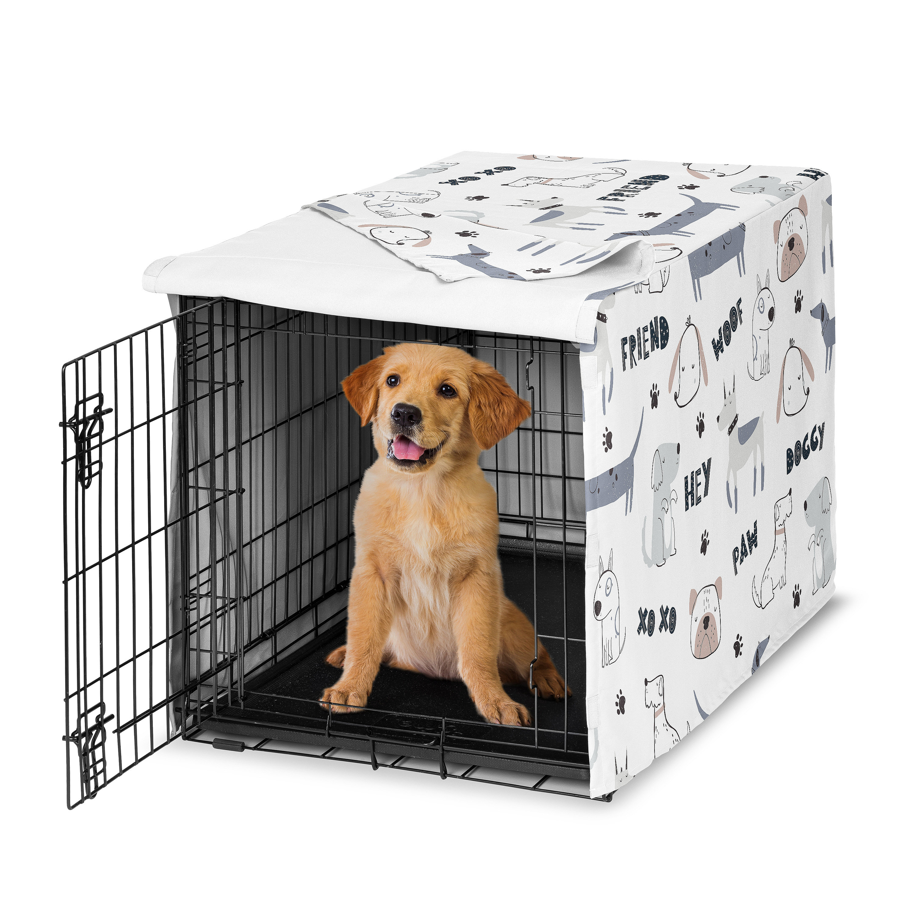 Sweet Jojo Designs Canvas Pet Crate Cover Wayfair